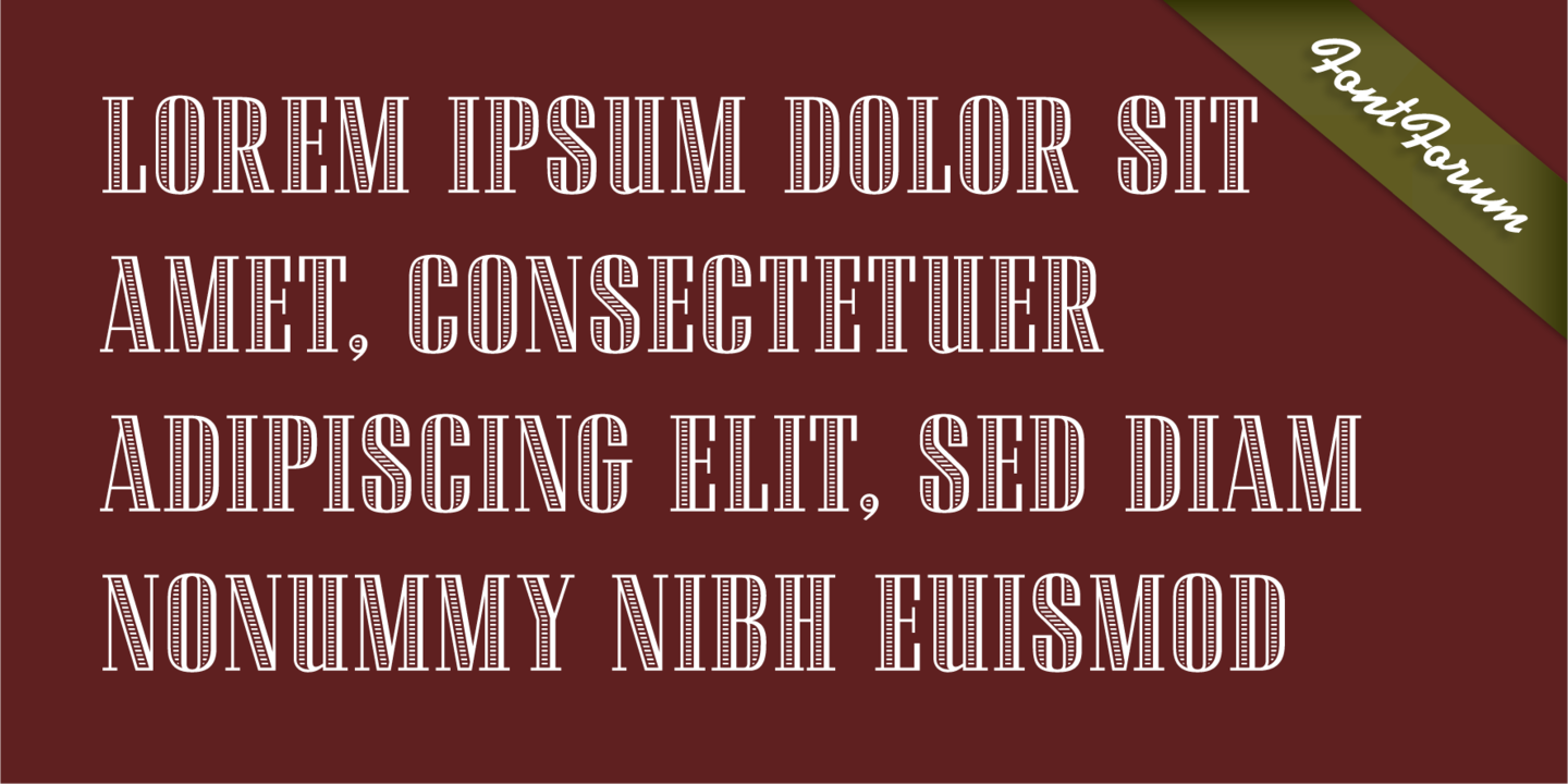 Example font Admira #2